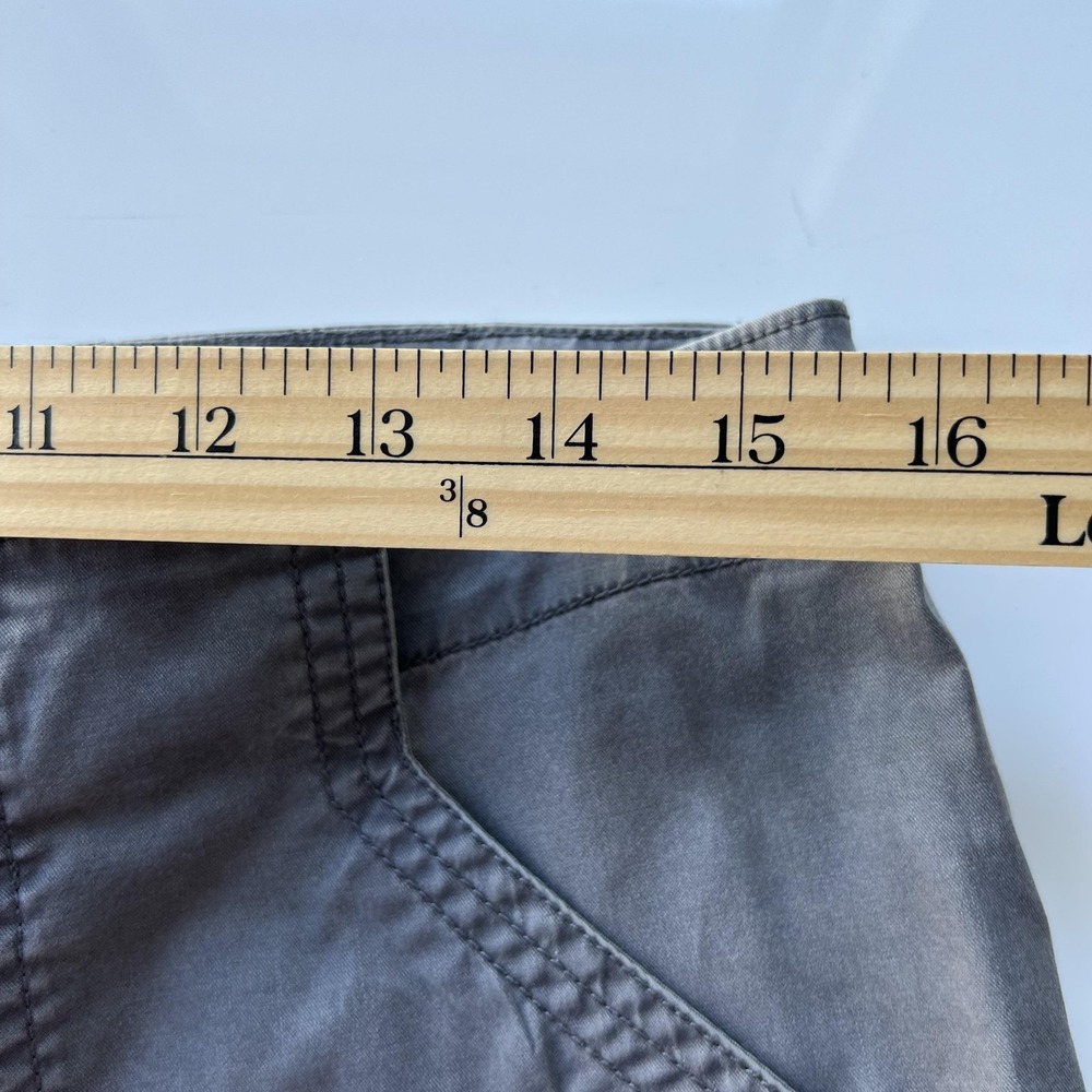 Eileen Fisher Pants Womens Small Gray Straight Leg Utility Zipper Hem Pockets - Picture 13 of 16